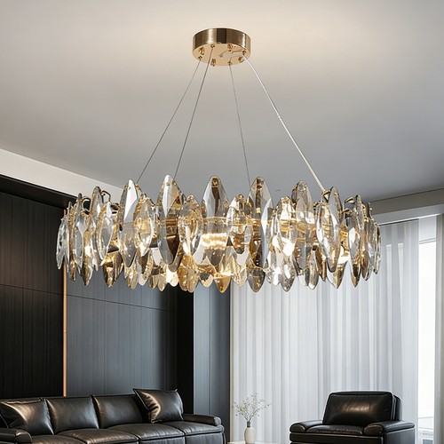 Crystal chandelier luxury - crystal,